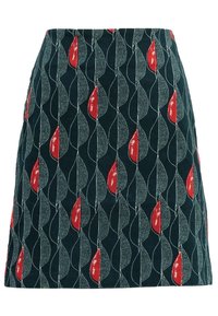 White Stuff Falda acampanada - dark green