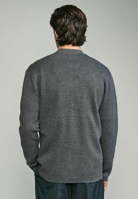 Next REGULAR FIT  RICH THROUGH - Kardigán - charcoal grey