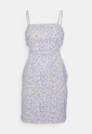 Even&Odd, STRAPPY OPEN WAIST BODYCON MINI DRESS (EO-SS23-C130-SP) / 802 - BLACK - Trikotaažkleit - lilac - 403_white - 001_yellow - 202
