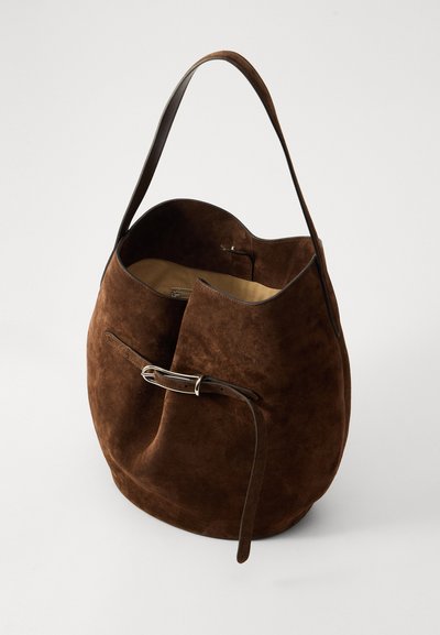Liffner BELTED BUCKET BAG LARGE - Kézitáska - dark brown