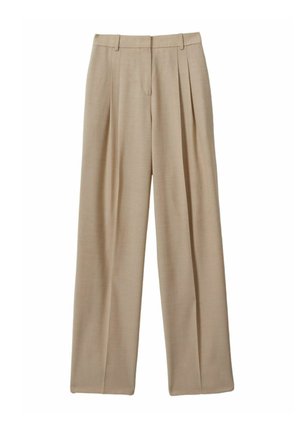Reiss SADIE PLEAT FRONT - Stoffhose - neutral