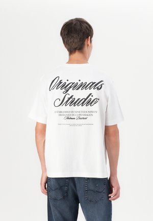 JORNORREBRO TYPO TEE CREW NECK - T-shirt con stampa - bright white