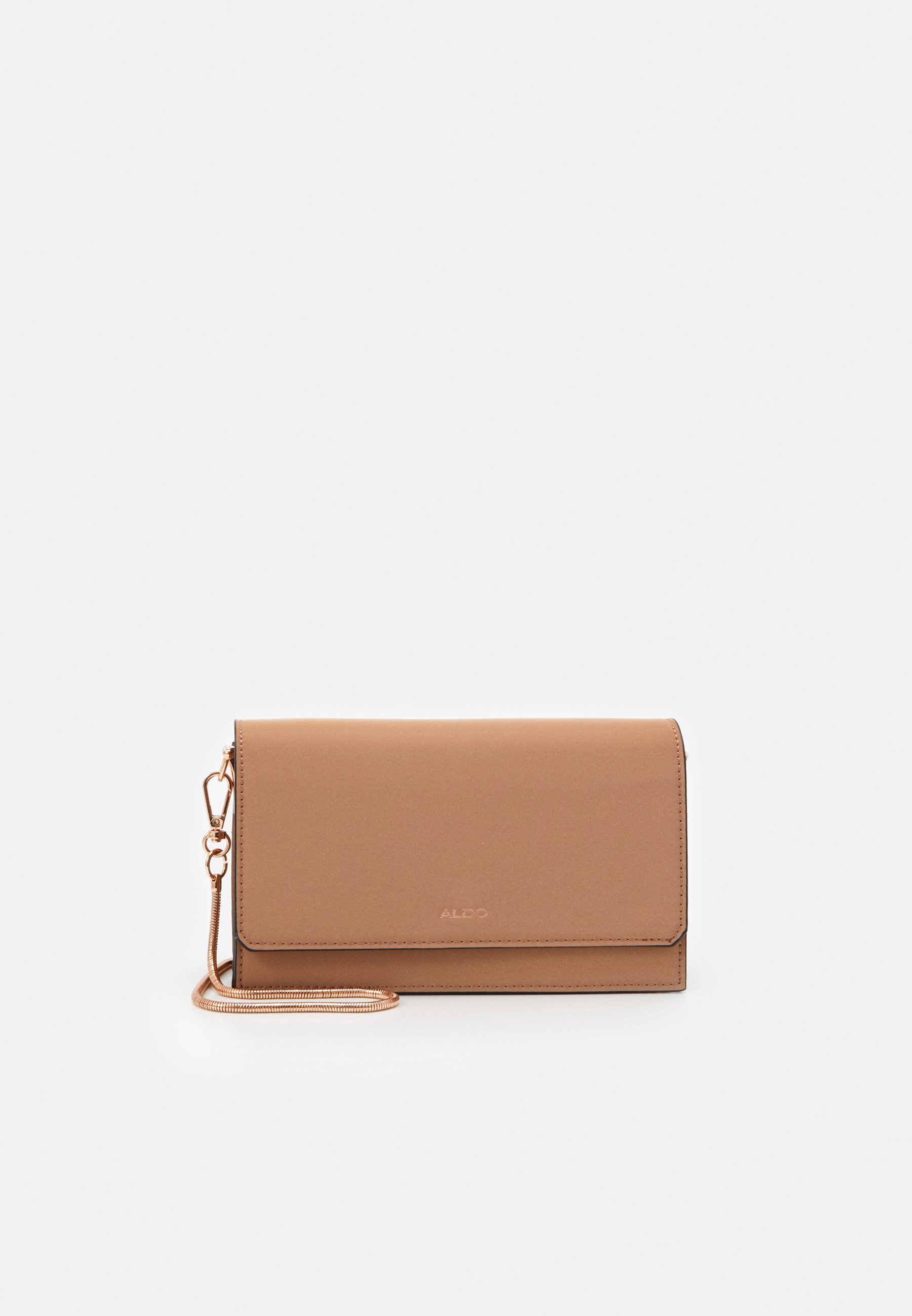 aldo rose gold clutch