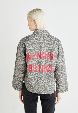 Noisy May NMJILL LEO JACKET - Farmerdzseki - mocha bisque