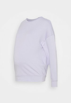 PCMRELAX BLOUSE - Sweatshirt - purple heather/melange