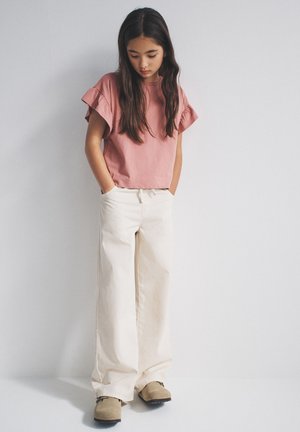THE SET, REGULAR FIT - 2 PACK TIE WAIST PULL ON JEANS . - Bukser - blue & ecru