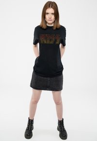 Paradiso Clothing KISS VINTAGE LOGO - Print T-shirt - black