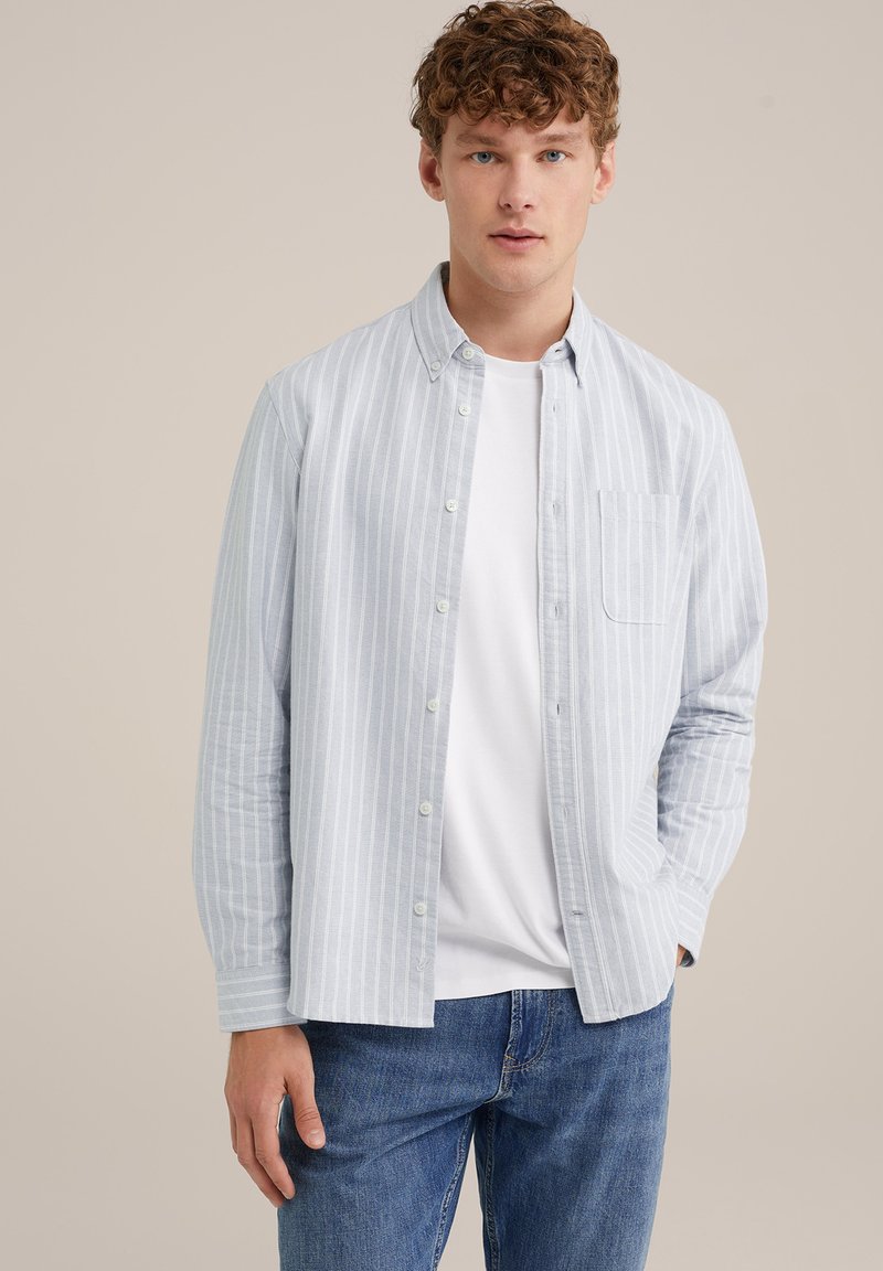 WE Fashion - FUNDAMENTALS - Camicia - light blue, Ingrandire