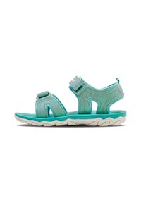 Hummel SANDAL GLITTER JR - Trekkingsandale - blue surf