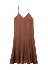 LONG FLOWING - Maksimekko - dark brown