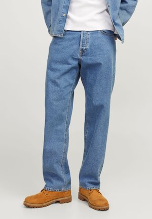 JJIEDDIE JJORIGINAL - Blugi drepți - blue denim
