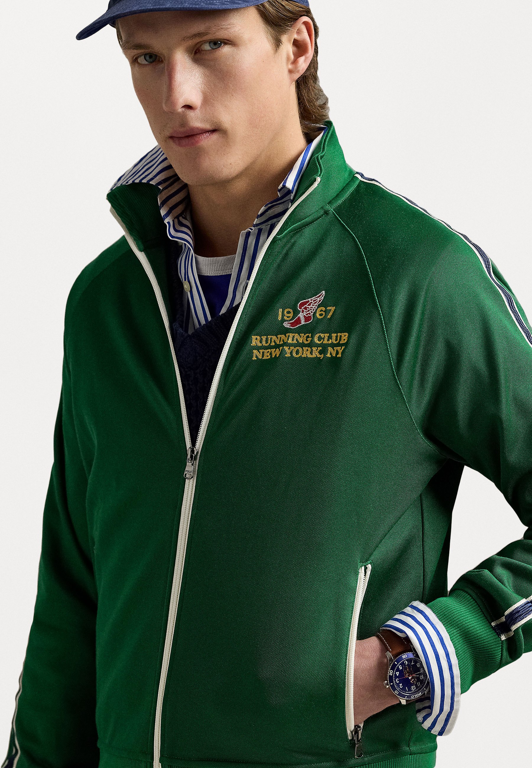 Polo Ralph Lauren 緑 ジップアップジャケット Polo by Ralph Lauren ポロラルフローレン コットン ジップ
