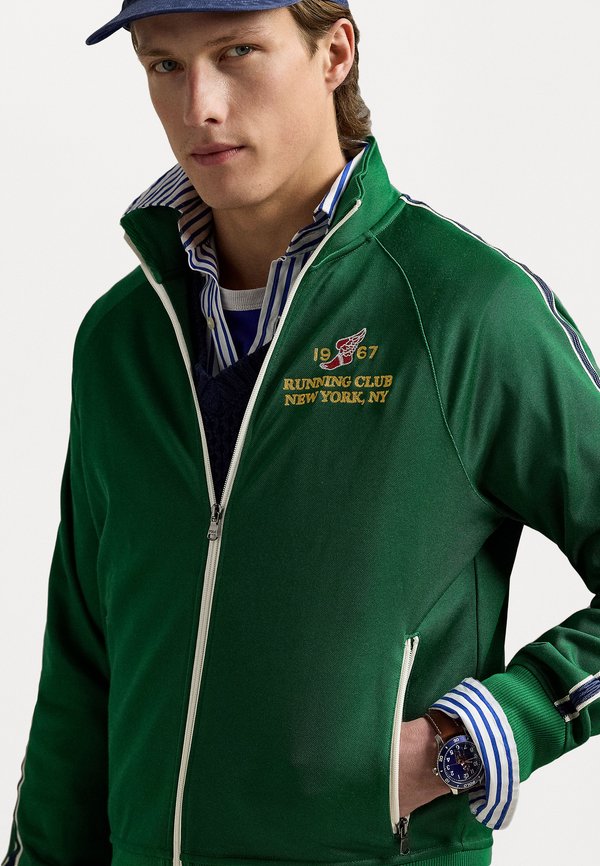 EMBROIDERED PLAITED TRICOT TRACK JACKET - Zip-up sweatshirt3