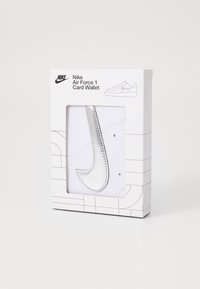 Nike Sportswear ICON AIR FORCE CARD WALLET UNISEX - Portafoglio - white/metallic silver