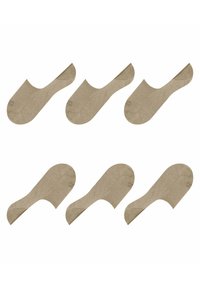 FALKE FAMILY INVISIBLE 3-PACK - Enkelsokken - sand mel