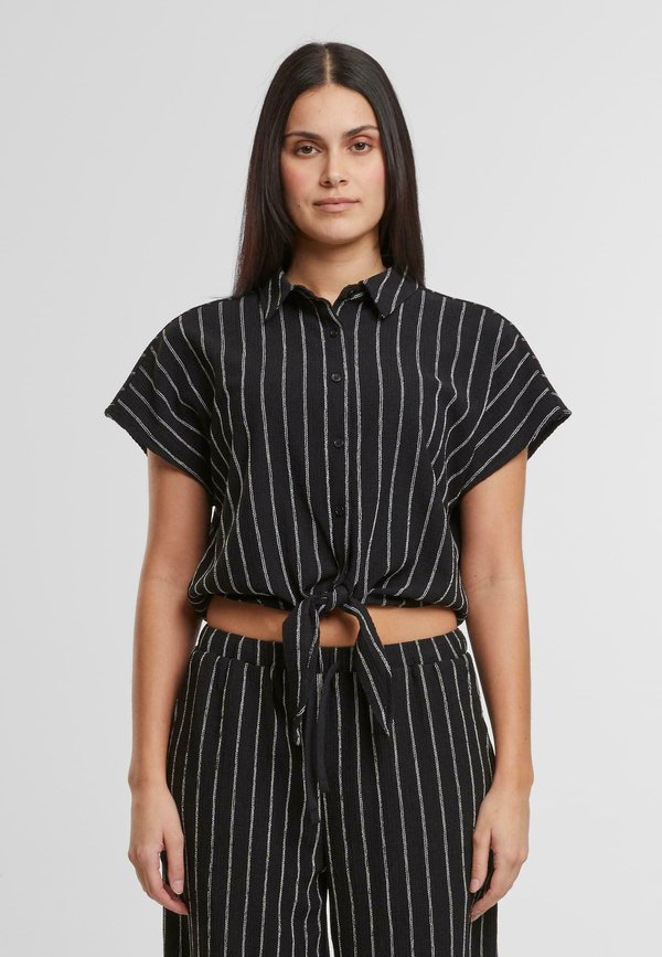 STRUCTURED STRIPED TIED - Hemdbluse