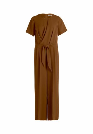 Betty & Co, BETTY & CO JUMPSUIT MIT BINDEGÜRTEL - Combinaison - braun