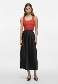 VILA VIKENZA U-NECK REV NOOS - Top - aurora red