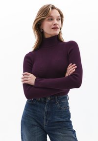 TURTLE NECK - Jersey de punto - potent purple