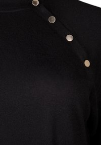 Zizzi MIT KNÖPFEN - Trikotaažkleit - black