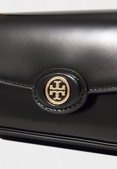 Tory Burch ROBINSON SHOULDER BAG - Håndtasker - black