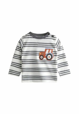 REGULAR FIT - POCKET APPLIQUÉ  - Bluză cu mânecă lungă - cream tractor