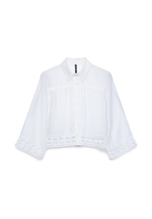 Calliope, CAMICIA APPLICAZIONI - Chemisier - bianco ottico
