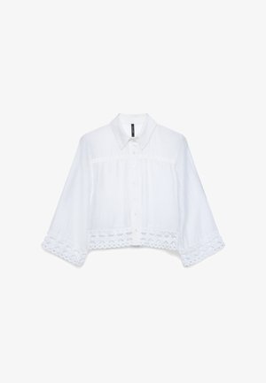 Calliope, CAMICIA APPLICAZIONI - Chemisier - bianco ottico