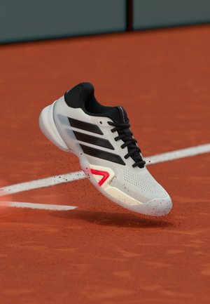adidas Performance, BARRICADE 14 - Тенис обувки за клей - footwear white/core black/lucid red