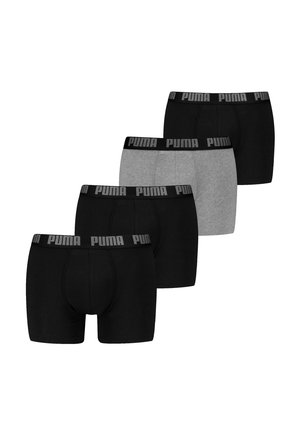 MEN EVERYDAY BOXER 4 PACK  - Trunks - black grey