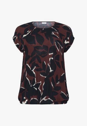 Kaffe Curve AMI STANLEY - Bluse - windsor wine black flower