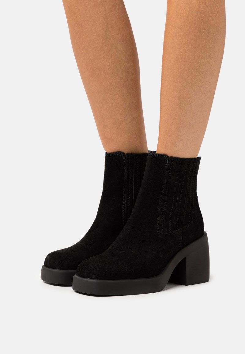 Zign LEATHER Platform ankle boots black Zalando.co.uk