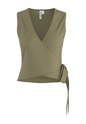 HYPEDROP, WRAP TOP HDVINA SL - Top - tea leaf