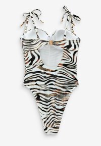 Mint Velvet PRINT CUPPED TUMMY CONTROL - Costume da bagno - zebra