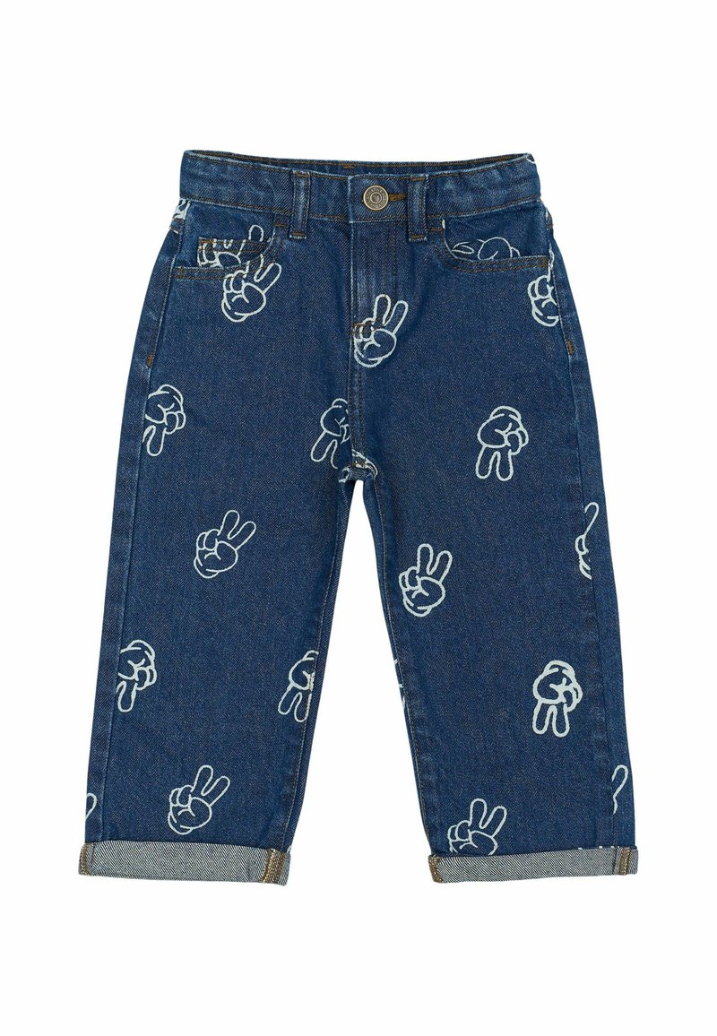 The New Siblings PROSPER WIDE  - Vaqueros rectos - medium blue denim aop