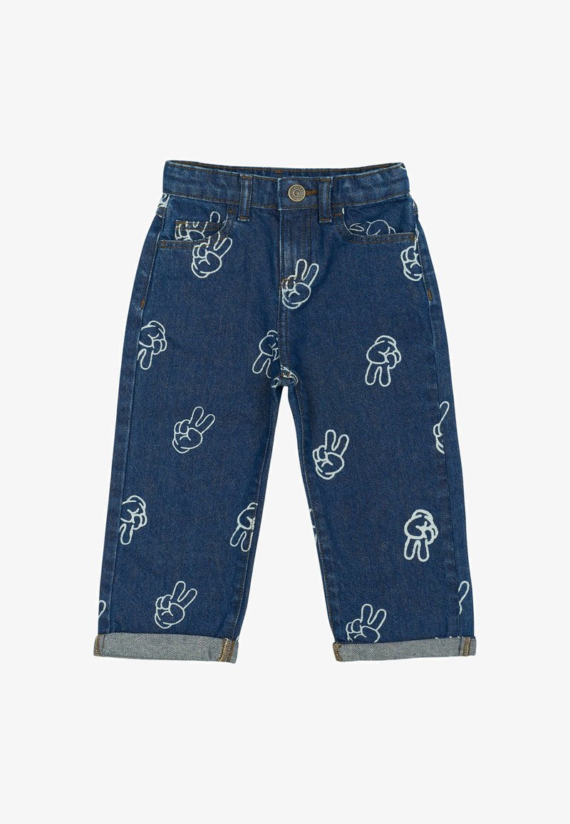 The New Siblings PROSPER WIDE - Džinsi ar taisnām starām - medium blue denim aop