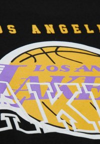 Mitchell & Ness SEE THRU LOS ANGELES LAKERS - Camiseta estampada - black