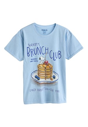 Next, REGULAR FIT - SNOOPY LICENCE GRAPHIC SHORT SLEEVE CREW NECK T-SHIRT . - T-shirts print - blue