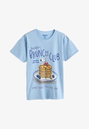 Next, REGULAR FIT - SNOOPY LICENCE GRAPHIC SHORT SLEEVE CREW NECK T-SHIRT . - T-shirts print - blue