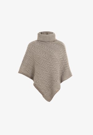 Knit Factory AMBER - Cape - marro iced clay