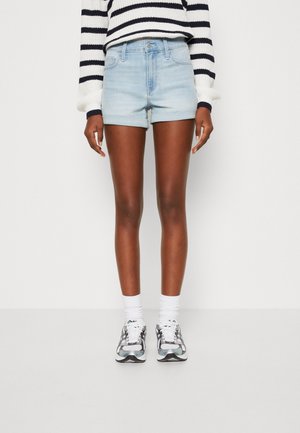 Jeansshorts - light-blue denim