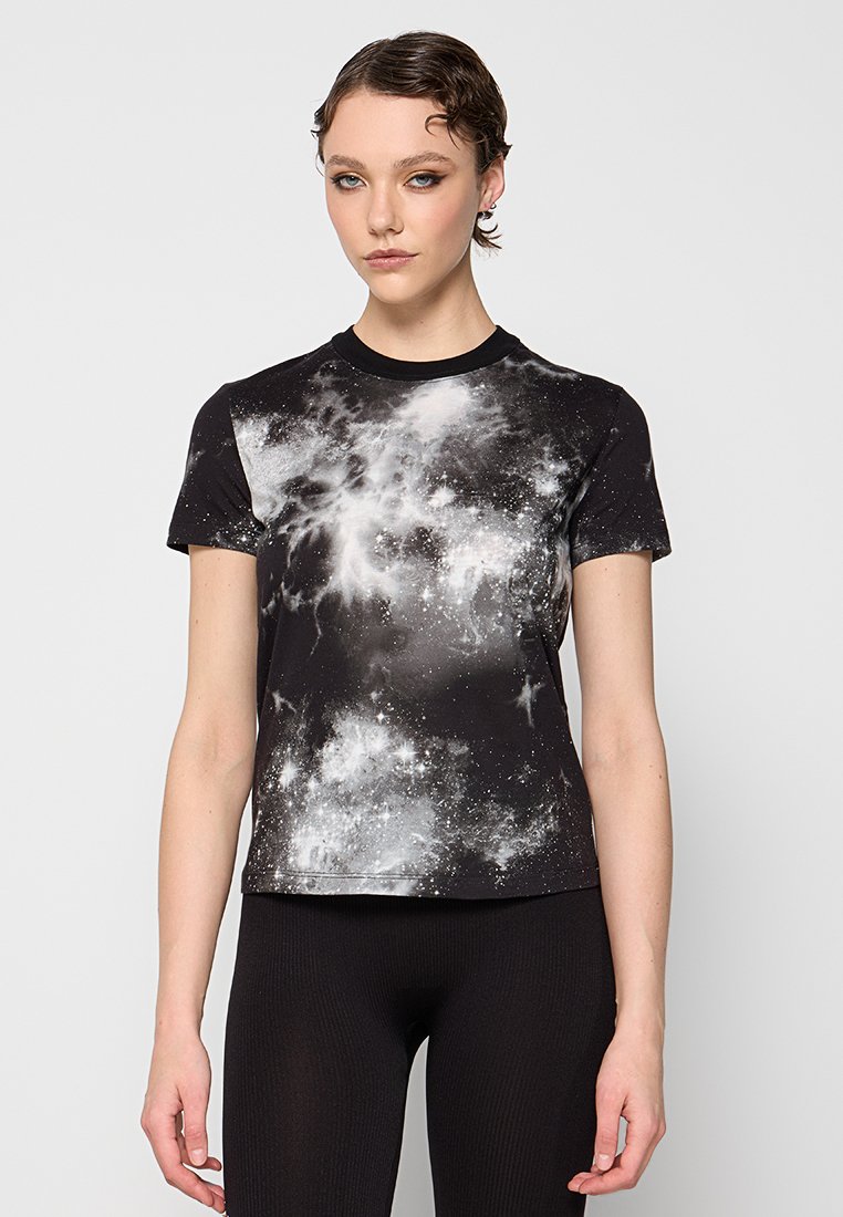 Versace Jeans Couture T-shirt print zwart