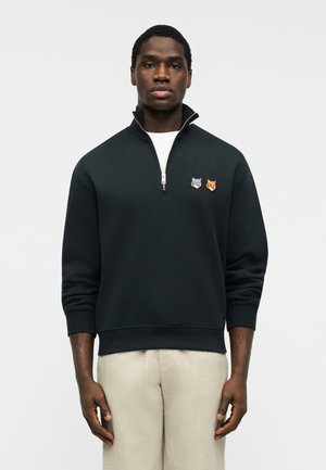 DOUBLE FOX HEAD HALF ZIP COMFORT - Športni pulover - anthracite