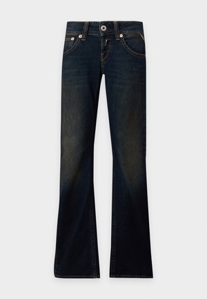 Replay, LOW WAIST - Τζιν Bootcut - dark-blue denim