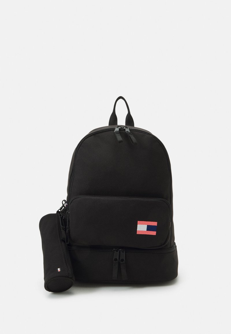 Tommy Hilfiger BIG FLAG BACKPACK UNISEX SET Pencil case black Zalando.ie