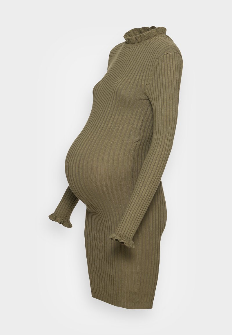 Pieces Maternity PMLAISA DRESS CAMP Jumper dress deep lichen green