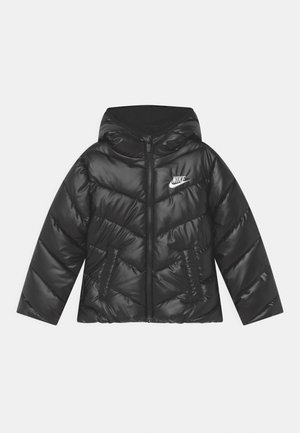 CHEVRON SOLID PUFFER - Chaqueta de invierno - black