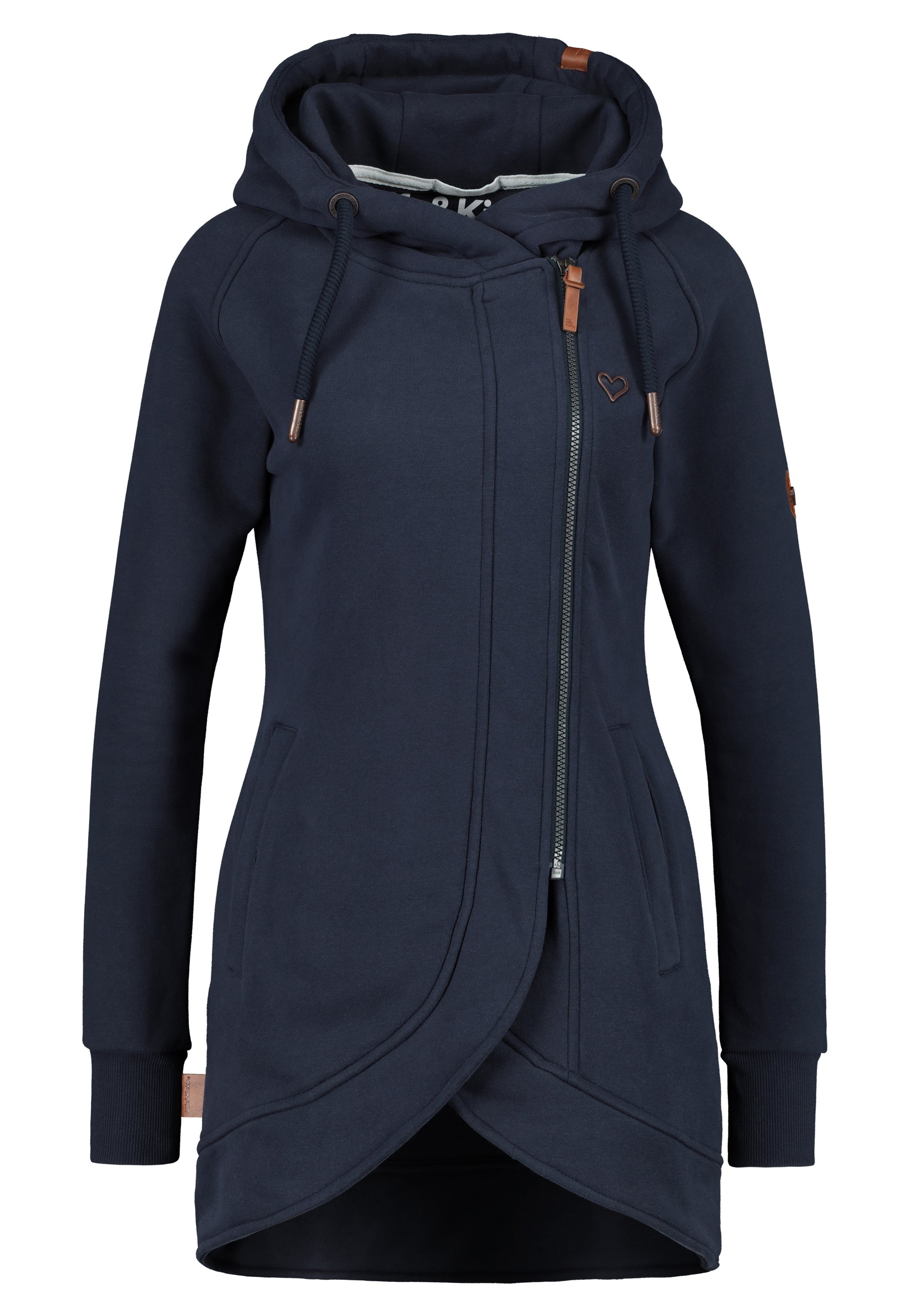 Mary logo fleece jacket navy andmary Mary logo fleece jacket/skirt