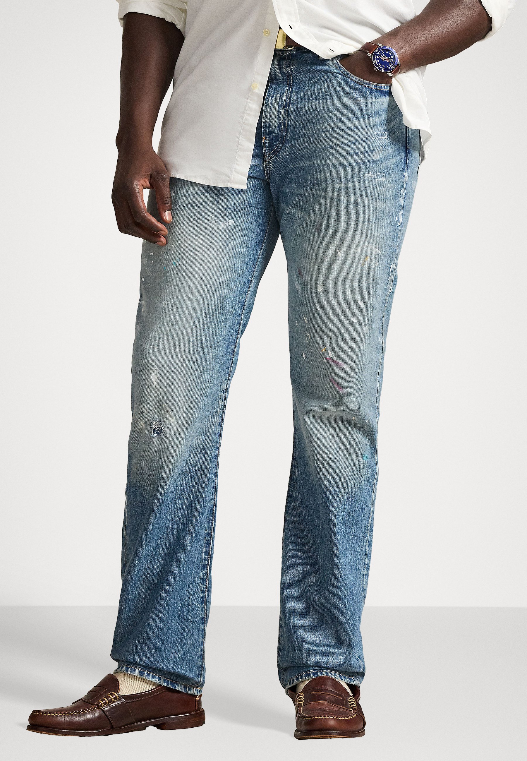 Polo Ralph Lauren Big & Tall HAMPTON STRAIGHT HAND-PAINTED JEAN 