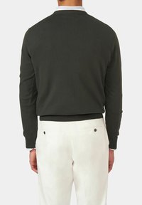 Oscar Jacobson VALTER ROUNDNECK - Stickad tröja - green wind